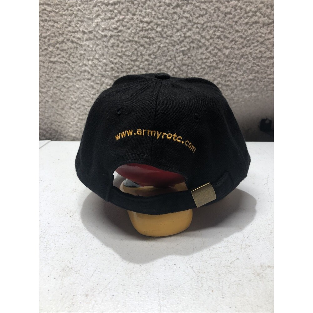 US Army ROTC Leadership Excellence "Start Strong" Adjustable Hat Black - Picture 3 of 6